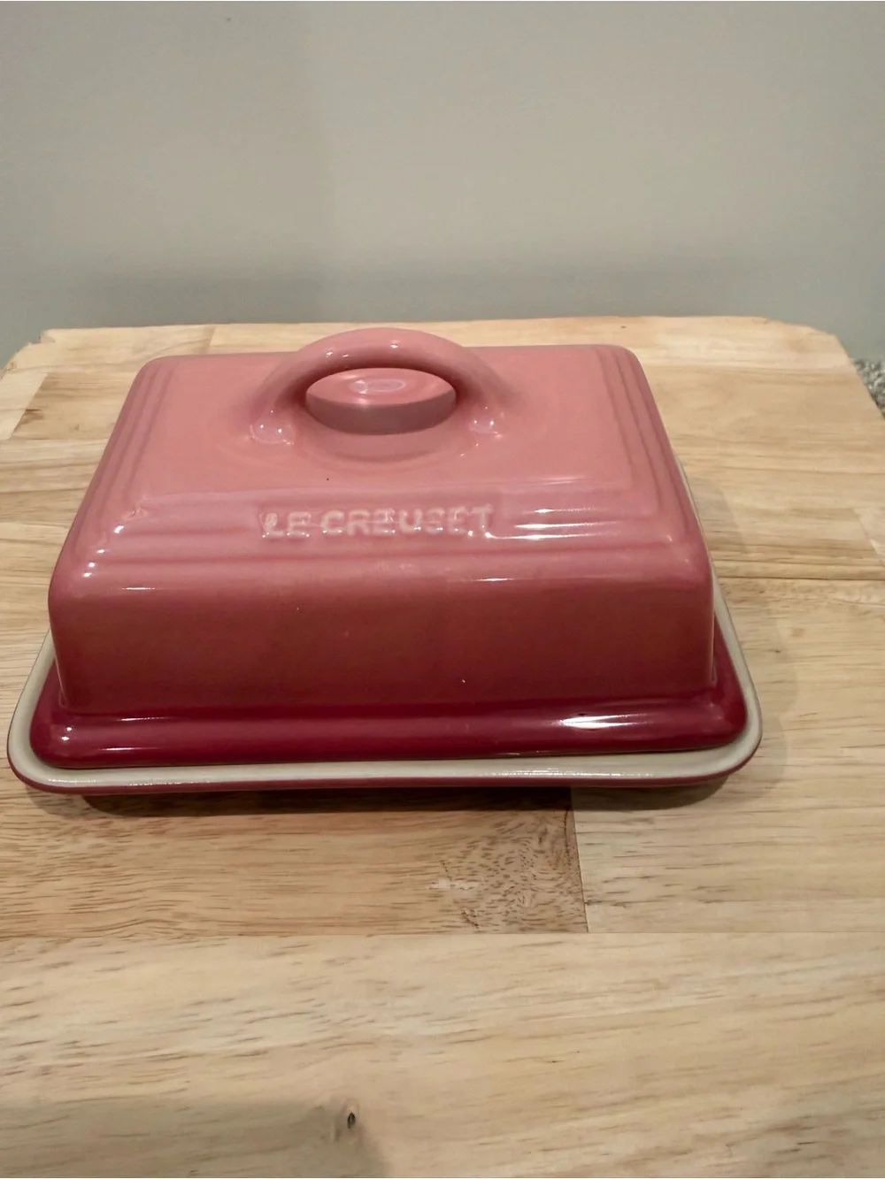 Le Creuset Rose Quartz Stoneware Butter Dish